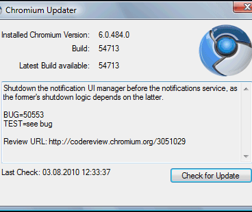 可以自动定时更新 Chromium 的小软件