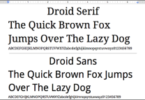Google Docs 新增6种 web 字体支持