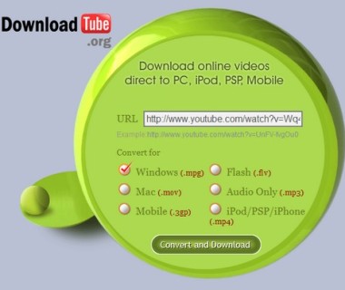 一键下载 YouTube 视频并转换格式的 DownloadTube