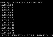 FtpScan—匿名FTP扫描工具