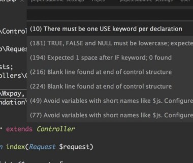 MacOS Sublime Text 3 安装sublime-phpcs全家桶指南