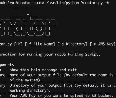 Venator – macOS恶意活动检测工具