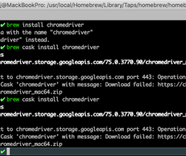 chromedriver安装 for MAC