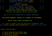社会工程学工具包:Social-Engineer Toolkit(SET)