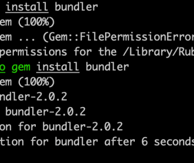 ERROR: Could not find a valid gem ‘bundler’ (>= 0)解决方法