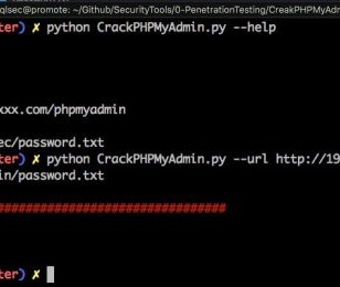 phpMyAdmin多线程爆破的Python脚本
