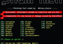 ShellPhish:支持多种社交媒体的网络钓鱼工具