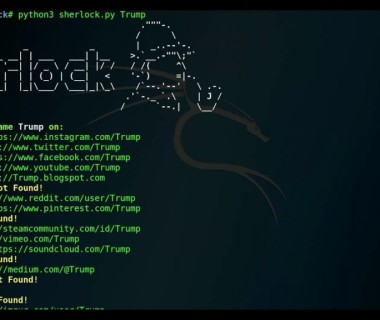 Sherlock:在社交网络中查找用户名的信息收集工具