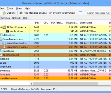 Process Hacker:一款免费强大的资源监控,软件调试,安全检测软件