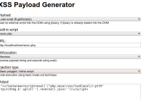 跨站脚本XSS Payloads生成器