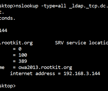 域渗透 – 域内信息收集