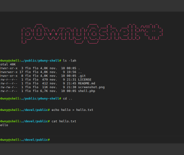 单文件PHP shell脚本:p0wny@shell