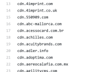 国内外CDN域名列表收集项目:DomainFrontingLists