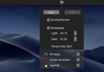 macOS自动深色模式Dark Mode的两款APP
