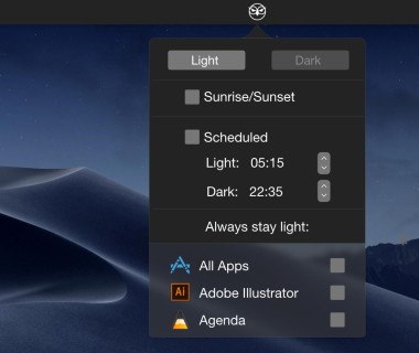 macOS自动深色模式Dark Mode的两款APP
