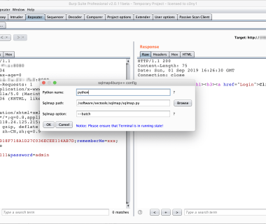 Burpsuite联动sqlmap插件:sqlmap4burp++