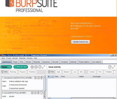 BurpSuite pro v2.1破解版burp-loader-keygen