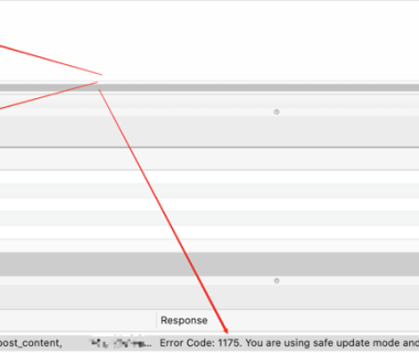 解决MySQL错误:ERROR 1175: You are using safe update mode