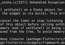 Flutter setState() called after dispose()内存泄露解决
