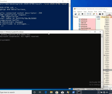 CVE-2020-0796 – Windows SMBv3 LPE exploit POC#SMBGhost