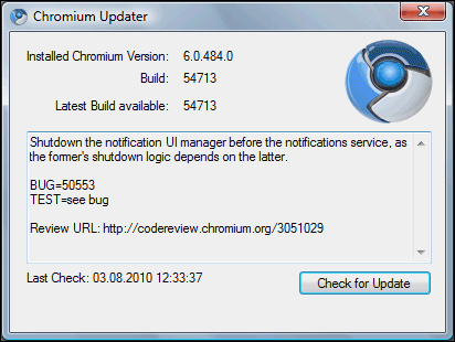 可以自动定时更新 Chromium 的小软件