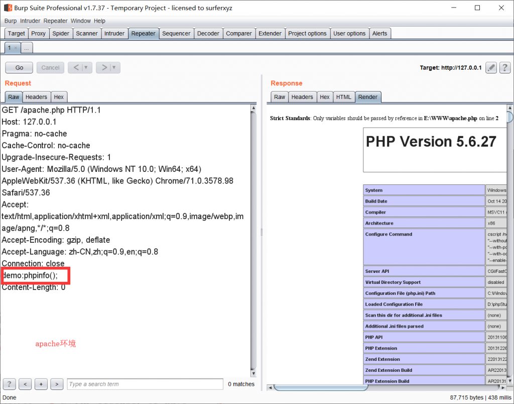 PHP利用Apache、Nginx的特性实现免杀Webshell