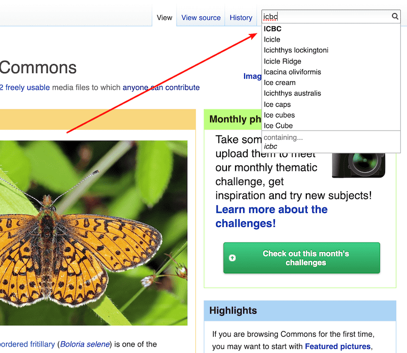Wikimedia Commons 维基共享资源，高质量可自由使用的媒体资源数据库