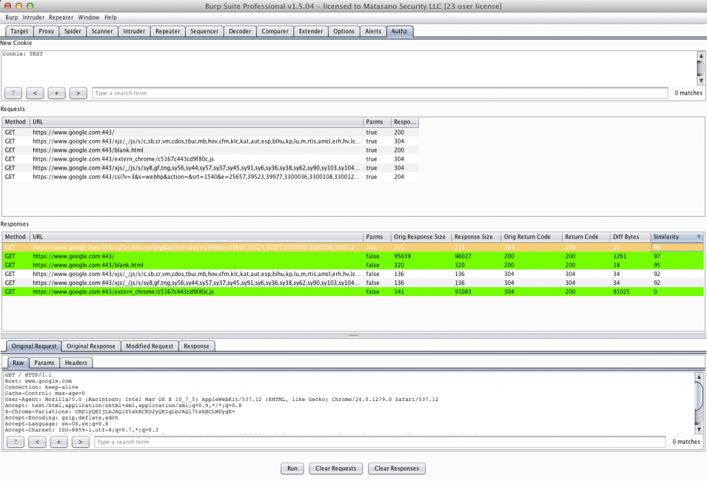 使用BurpSuite Authz插件快速探测越权访问漏洞