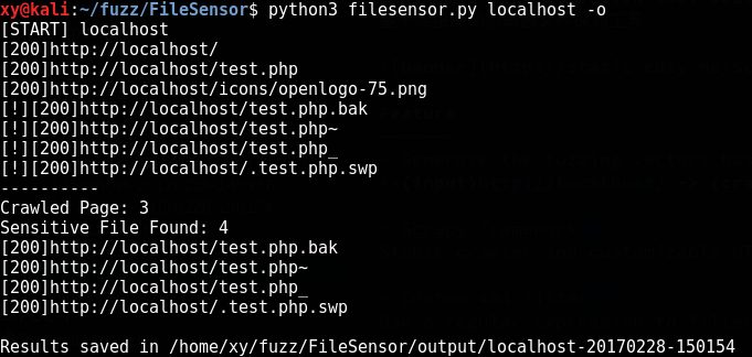 FileSensor：一个基于爬虫的动态敏感文件探测工具
