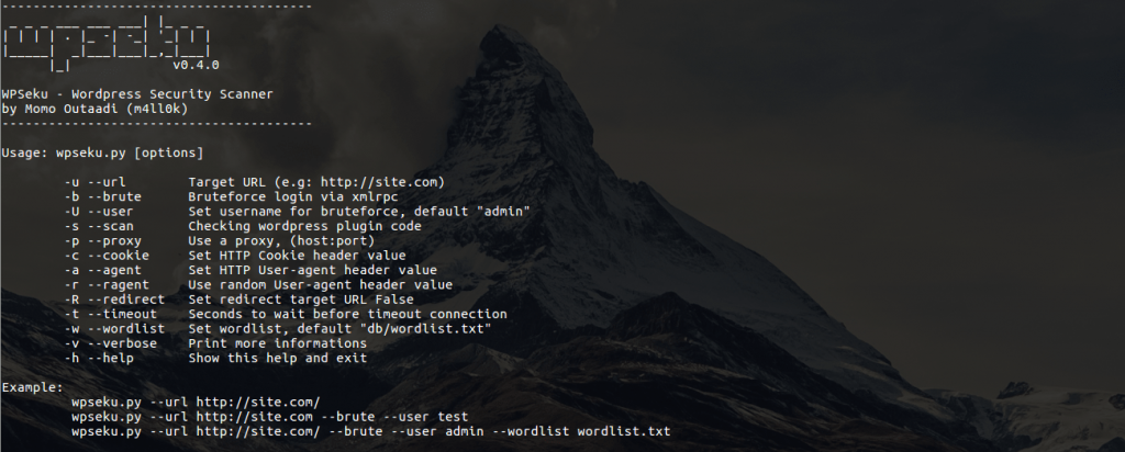 WPSeku：用于Wordpress漏洞扫描的安全工具