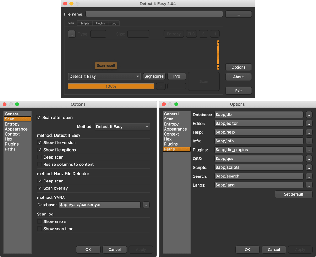 Detect-It-Easy：一款跨平台的PE查壳工具