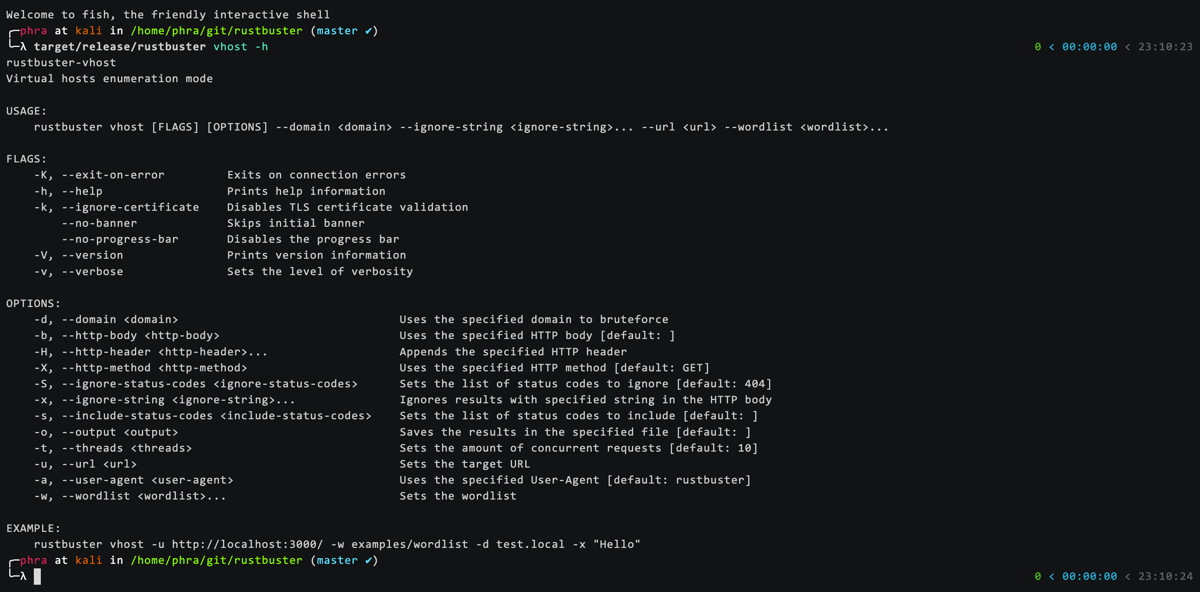 Rustbuster：强大的模糊测试(Fuzzer)和信息枚举发现工具